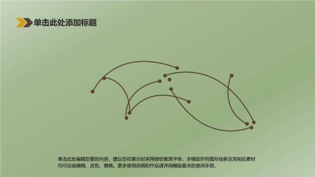 绿色中医文化医学行业工作汇报模板PPT模板4
