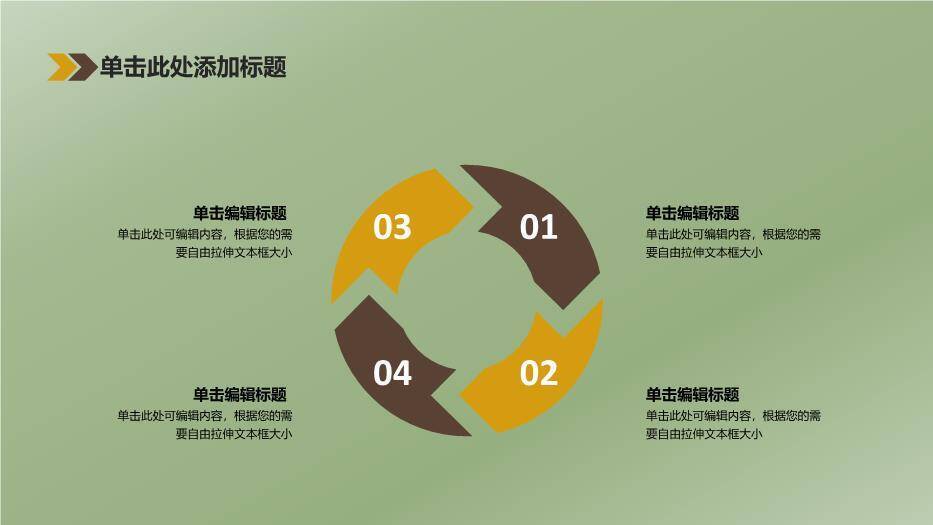 绿色中医文化医学行业工作汇报模板PPT模板5