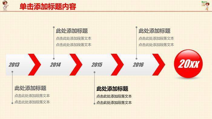 米色可爱卡通风护士护理医疗医院PPT模板5