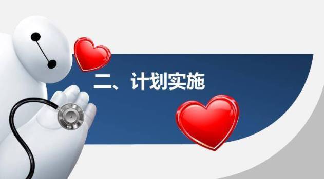 蓝色3D卡通风护理医疗品管圈PPT模板1