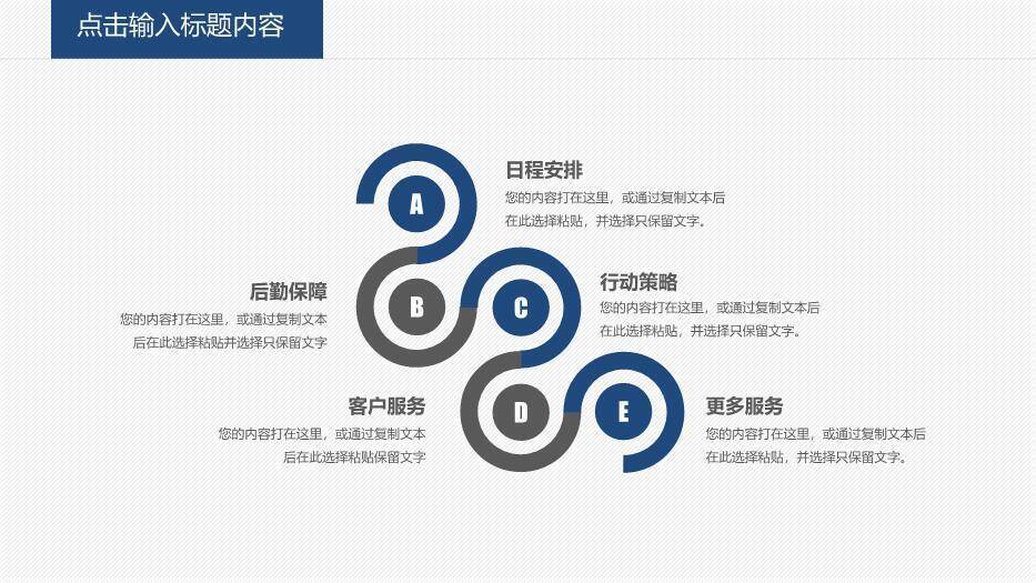 蓝色医疗医药行业工作汇报PPT模板2