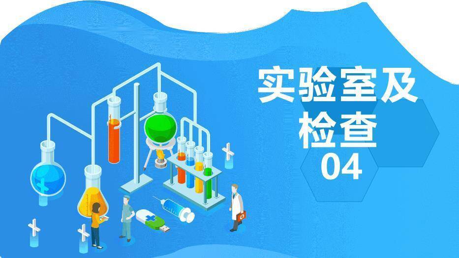 天蓝色微立体消化道出血护理PPT模板2