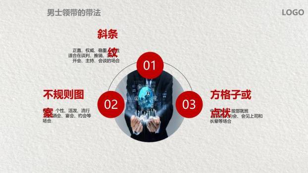 红色商务风企业商务礼仪培训PPT模板4