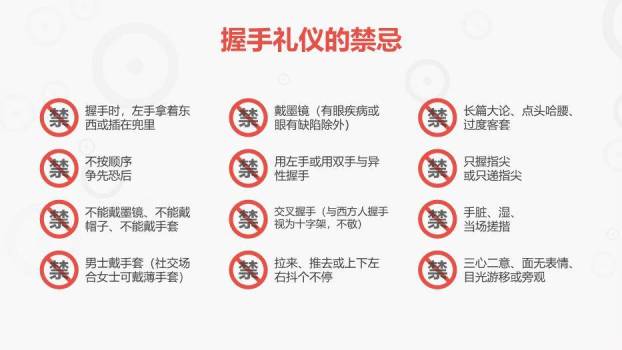红色商务风商务礼仪PPT模板5