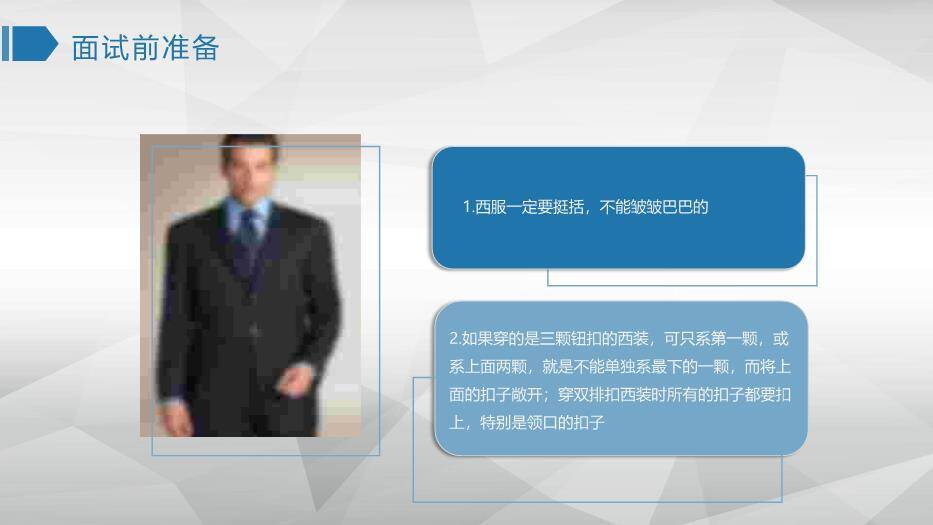 黑色简约风面试礼仪PPT模板5