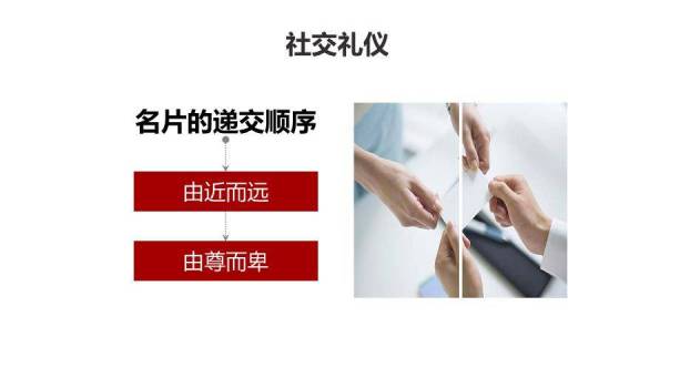 黑色庄重风商务礼仪PPT模板8