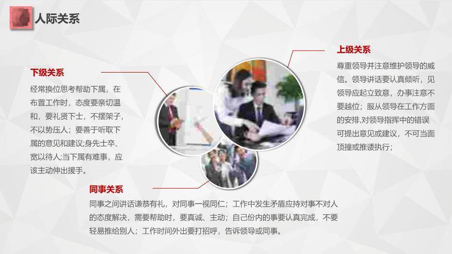 红色庄重风20XX公务礼仪培训PPT模板9