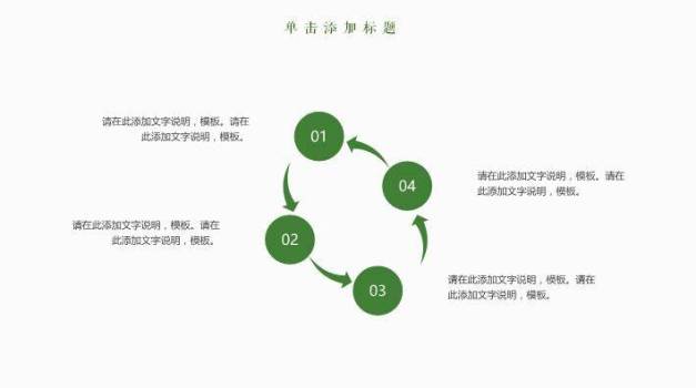 小清新月度总结PPT模板8