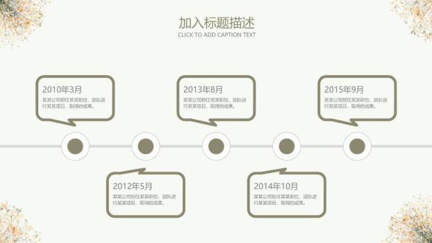 文艺风复古边框答辩PPT模板4