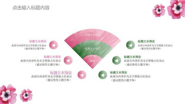 文艺风粉红水彩工作总结PPT模板8