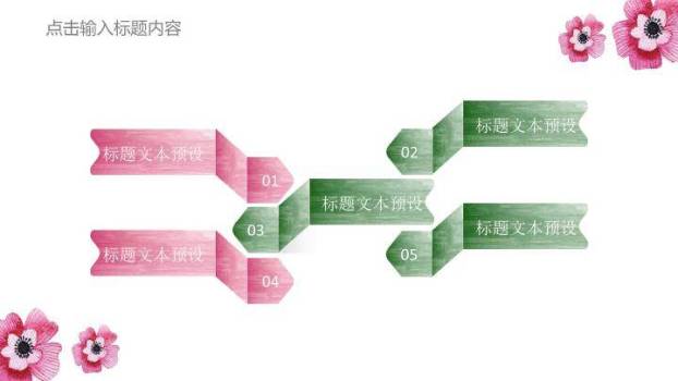 文艺风粉红水彩工作总结PPT模板1