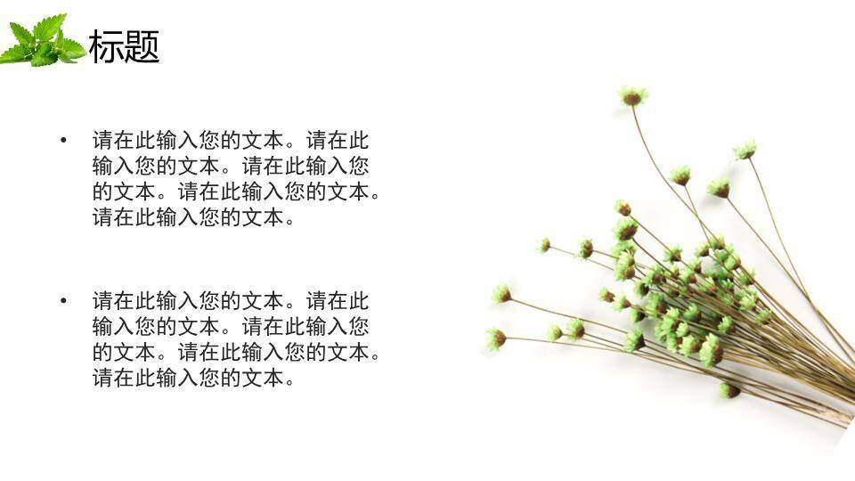 小清新田园风车教育通用PPT模板1
