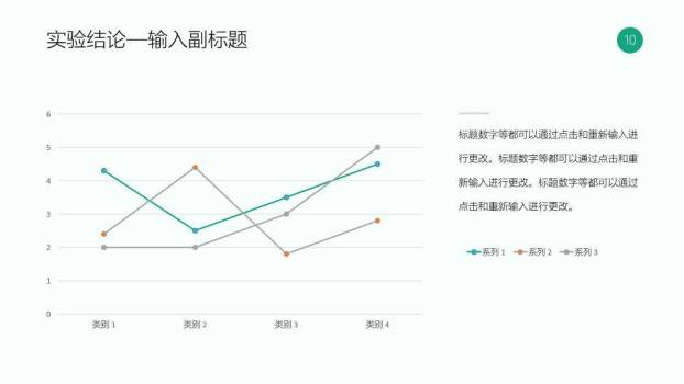 蓝绿几何生命科学答辩PPT模板1