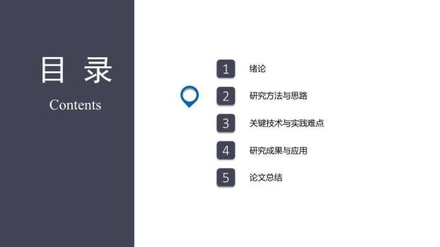 北大论文答辩题目PPT模板4