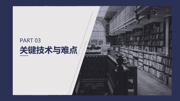 图书馆实景毕业论文开题答辩PPT模板3