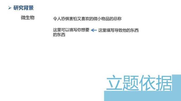 微生物研究开题汇报PPT模板5