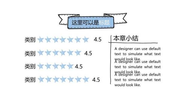 彩色灯泡创意毕业答辩PPT模板5