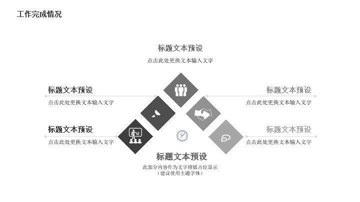 美元符号奔跑者手绘毕业答辩PPT模板2