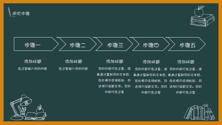 绿黑板纸飞机我的论文答辩PPT模板2
