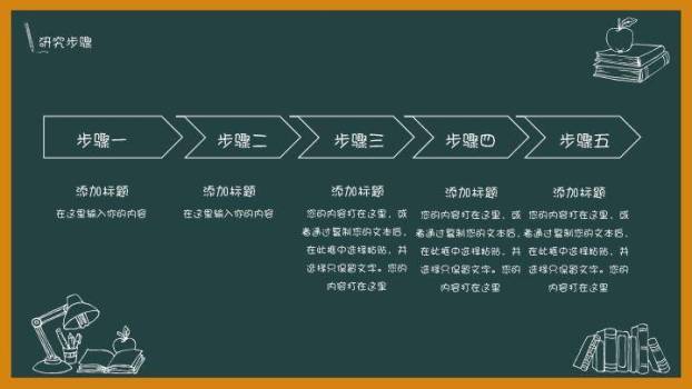 绿黑板纸飞机我的论文答辩PPT模板2
