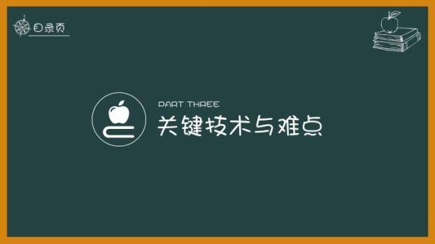 绿黑板纸飞机我的论文答辩PPT模板3