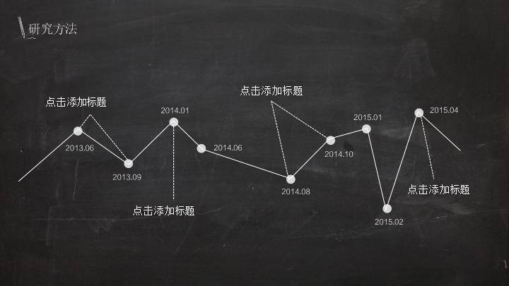 黑底方格字论文答辩PPT模板1