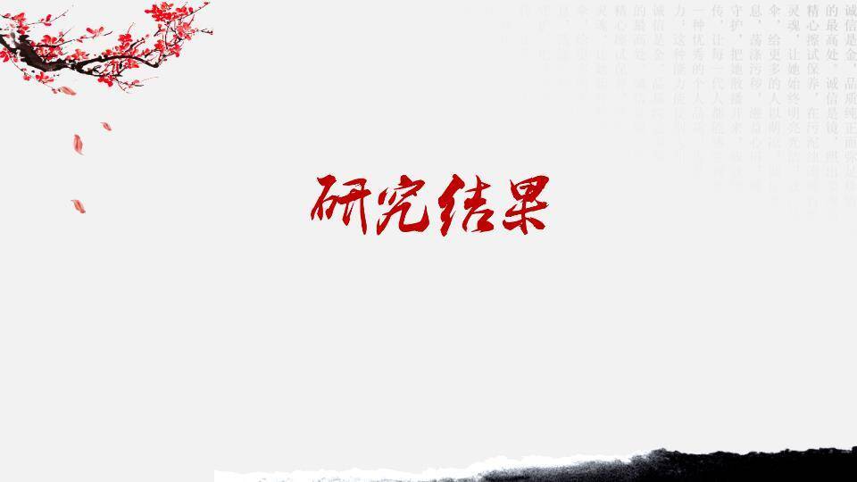 红梅古塔中国风毕业论文答辩PPT模板6