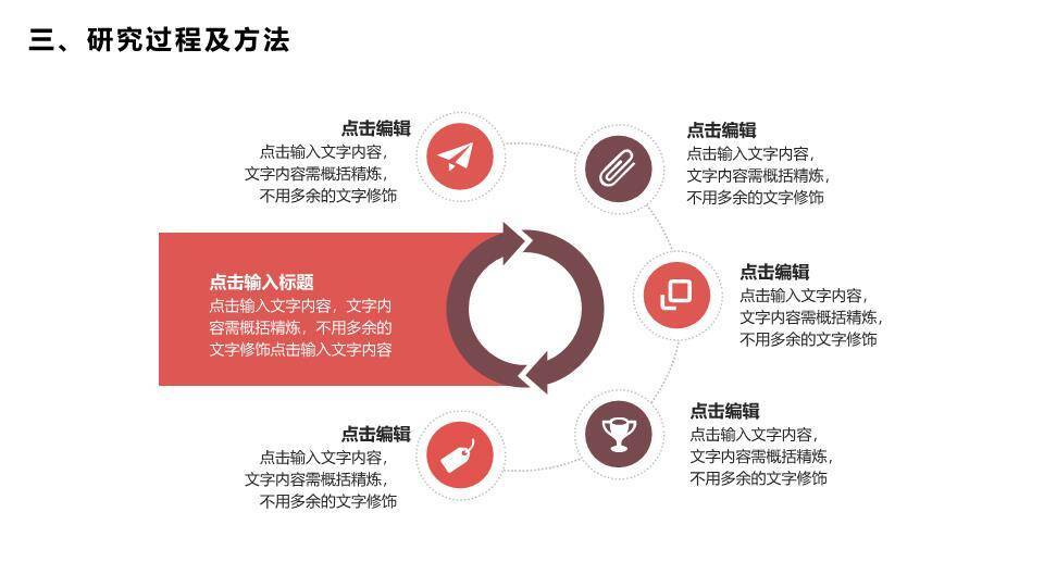 彩色树冠现代毕业答辩PPT模板7