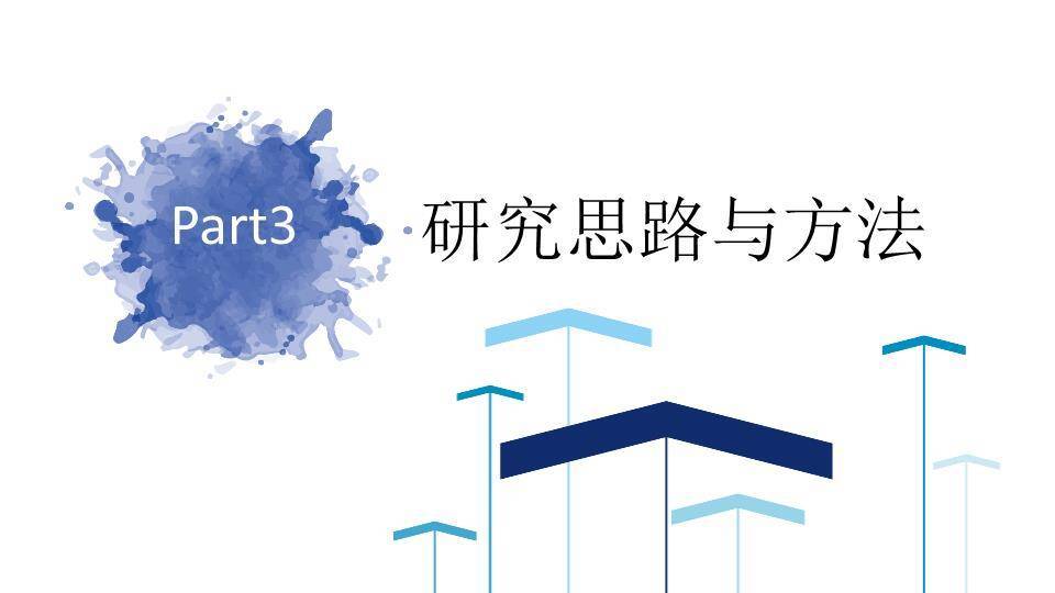 蓝色泼墨抽象毕业答辩PPT模板9