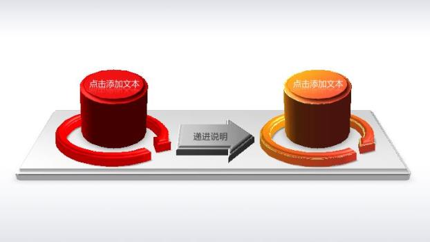 中国工商银行红色满版通用PPT模板4