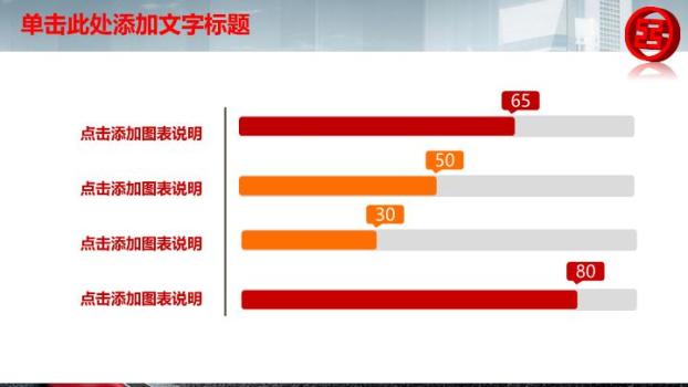 工商银行城市天际线会议PPT模板8