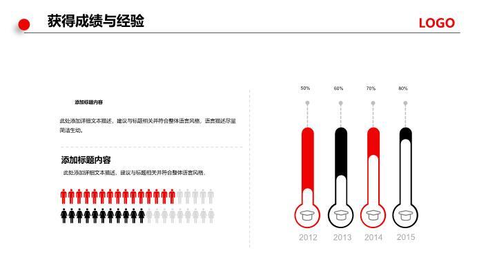 工商银行圆形按钮创意工作计划PPT模板6