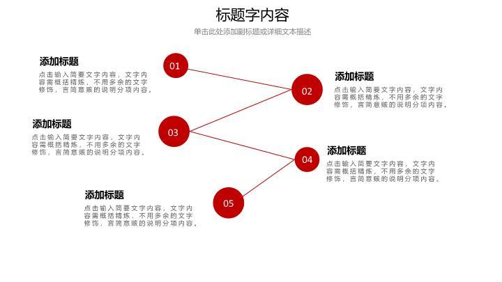 中国工商银行红色满版通用PPT模板8