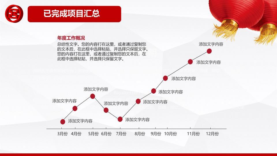 中国工商银行六边形通用PPT模板8