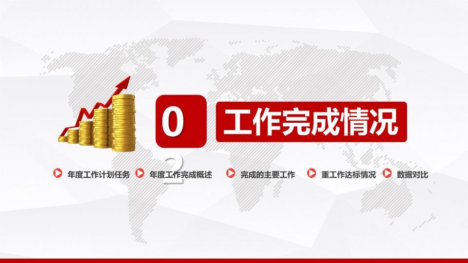 中国工商银行六边形通用PPT模板1