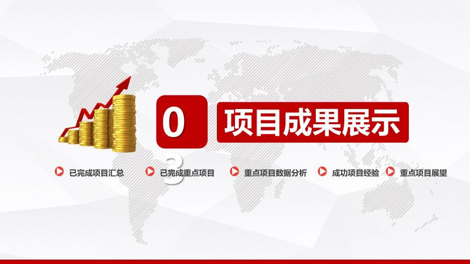 中国工商银行六边形通用PPT模板7