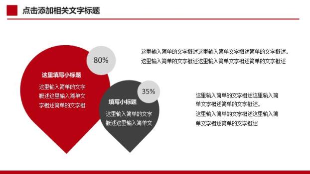 中国工商银行全红背景通用PPT模板3