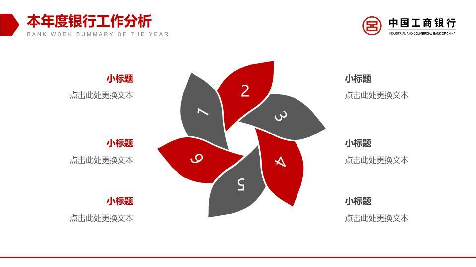 工商银行键盘背景职场实景PPT模板7