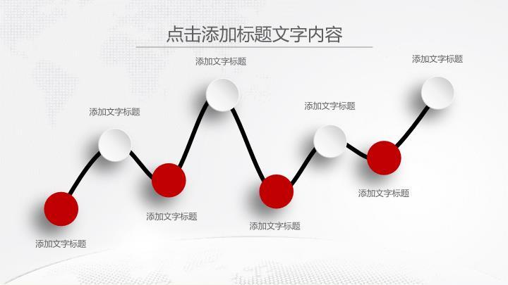 中国工商银行气泡装饰清新汇报PPT模板5