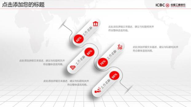 中国工商银行科技感圆环未来PPT模板4