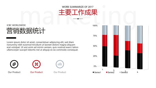 工商银行工于至诚行以致远金币PPT模板6