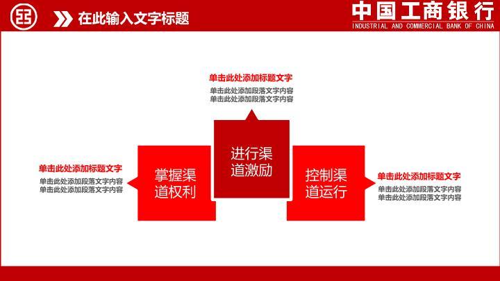 工商银行红白配色金融理财PPT模板7
