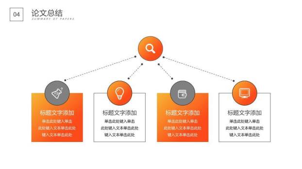 橙色拼接风高校毕业论文答辩通用模板PPT7