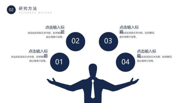 深蓝色校园风大学论文答辩PPT模板1