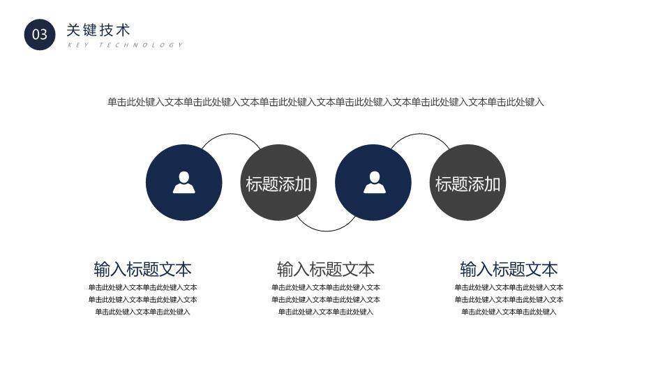 深蓝色校园风大学论文答辩PPT模板4