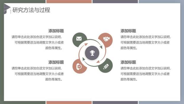 彩色简约风莫兰迪毕业答辩PPT模板3