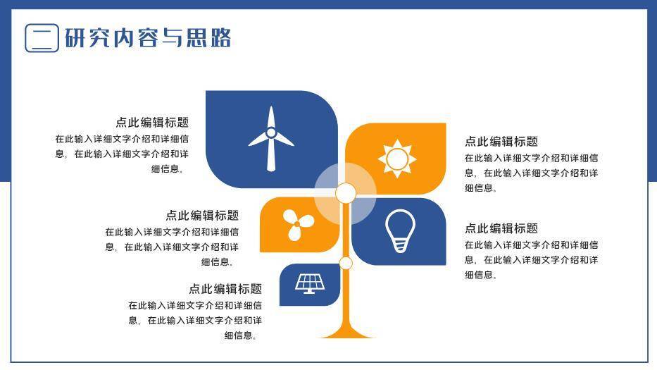 橙色简约风毕业论文答辩PPT模板1