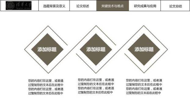 黑色极简风学术论文答辩PPT模板5