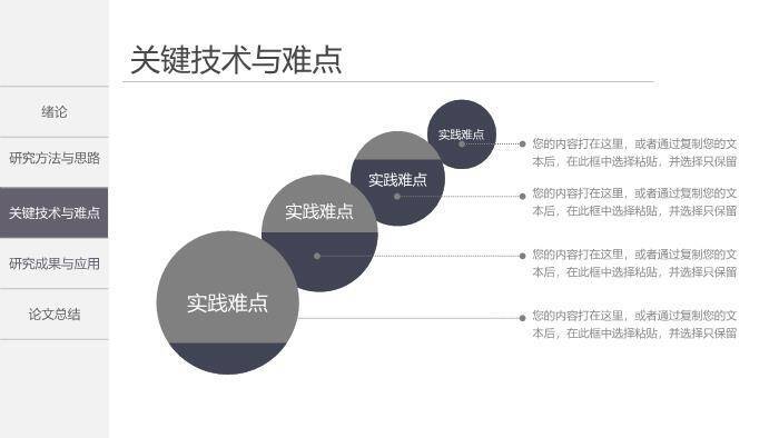黑色学术风通用毕业答辩PPT模板5