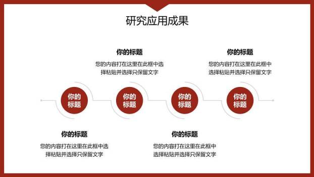 红色学术风毕业设计论文答辩PPT模板5